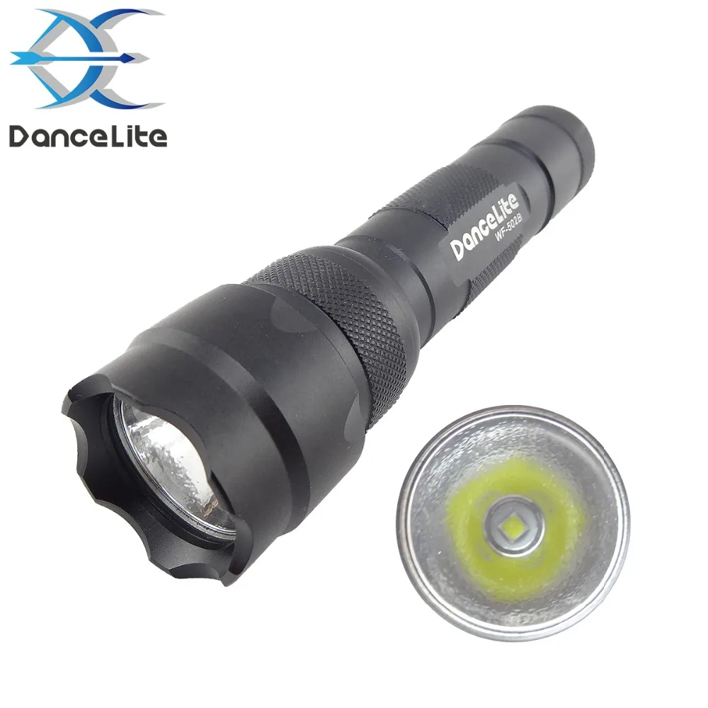 

1PC DanceLite WF-502B XPL V5/V6 10W OP 1/3/5 MODE LED Flashlight, Lantern, Portable Lamp