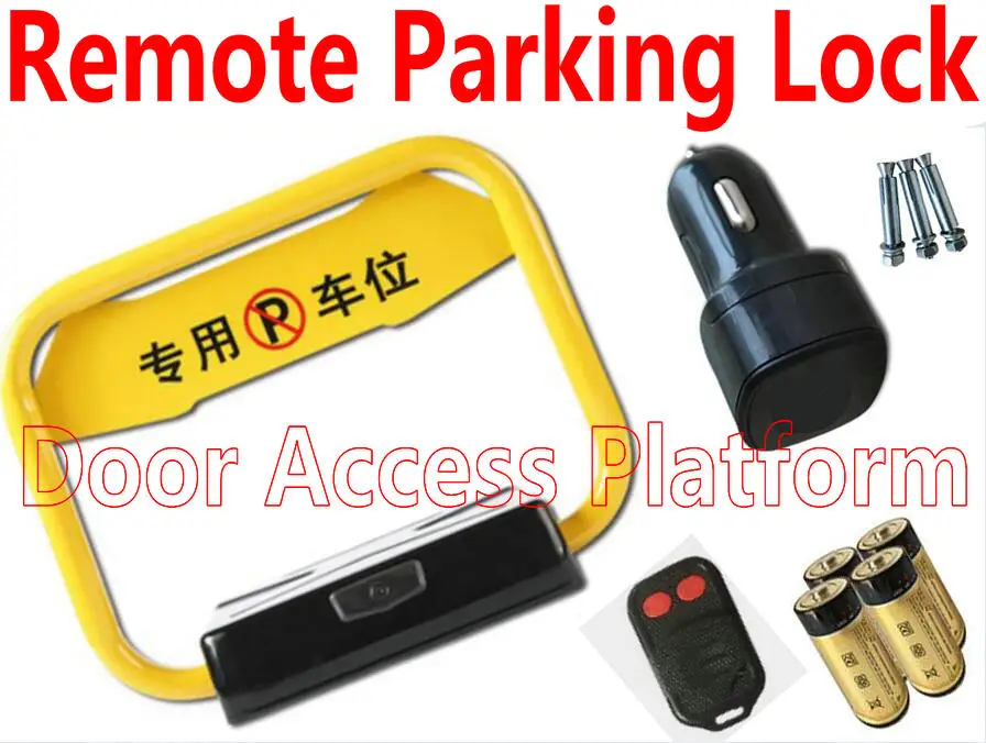 Auto-sense Car lock powered by Dry cell automatic car parking system lock vehicle access control lock kit remote controller kit