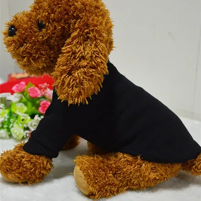 Горячая Распродажа, зимняя одежда для собак, теплая одежда для йоркширов, хлопковая одежда для маленьких собак, одежда для домашних животных, жилет, куртка для щенка для чихуахуа 23S2 - Цвет: Black