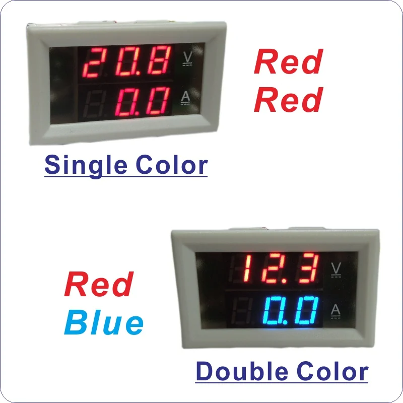 DC0 100V Вольтметр Амперметр DC20A 50A 100A 200A 300A 500A 1000A цифровой светодиодный ток