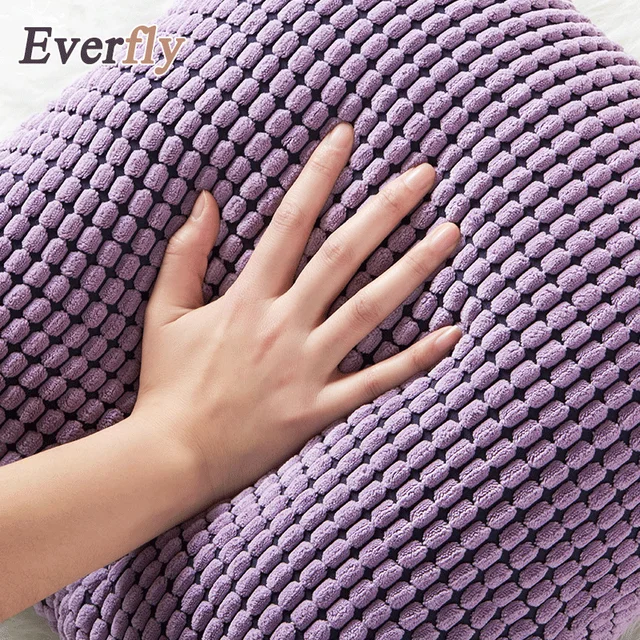 Modern Polyester Solid Color Corded Velveteen Rectangle Decorative Fascinating Decorative Cording For Pillows Modern Polyester Solid Color Corded Velveteen Rectangle Decorative Fascinating Decorative Cording For Pillows