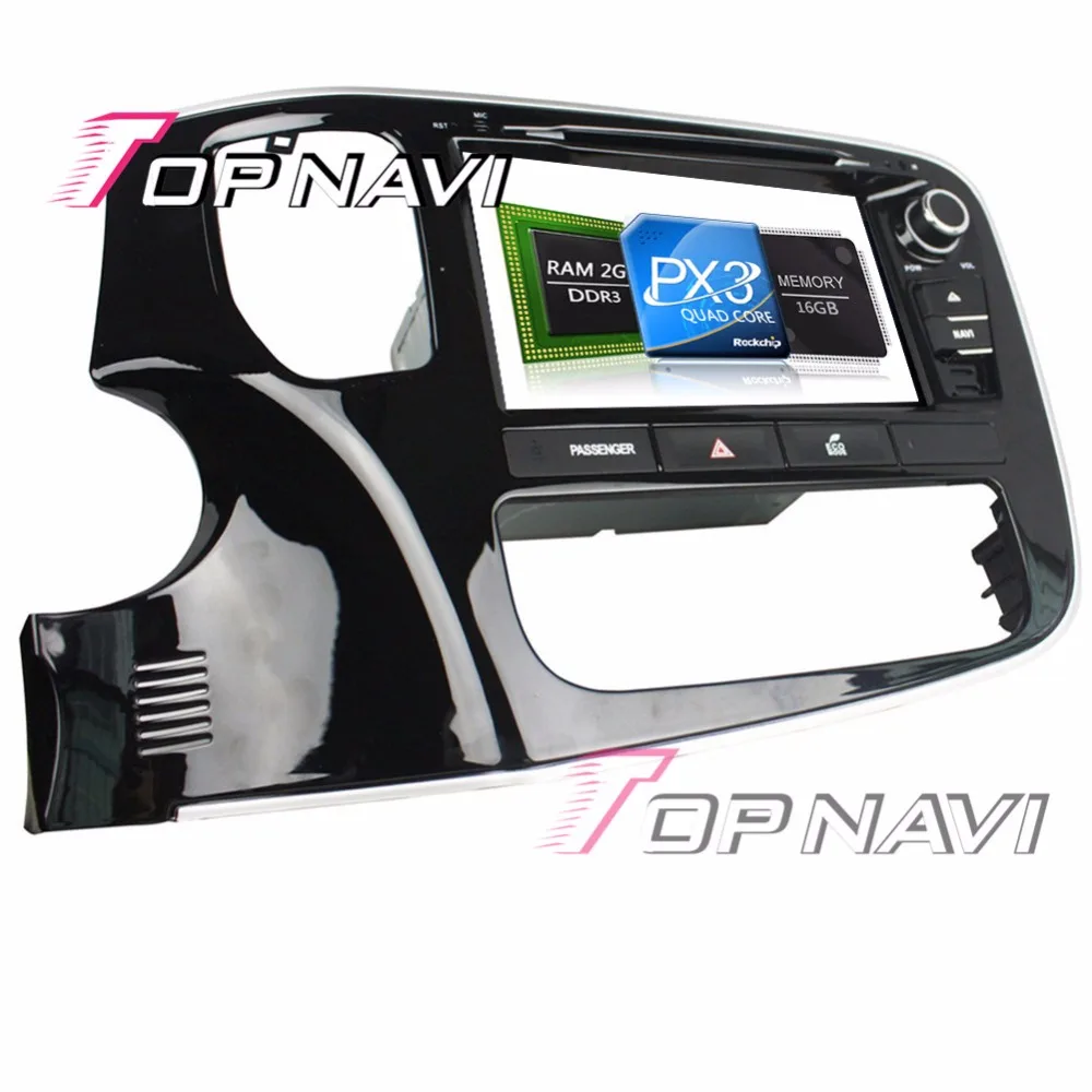 Topnavi 8 ''Android 7.1 Авто Радио тюнер для Mitsubishi Outlander 2015 Автомобильный мультимедийный