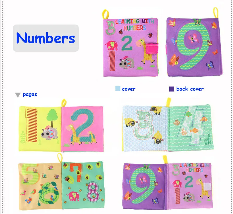 4pcs Baby Reading Book Soft Cloth Book Baby Early Learning Educational Toy Set 4pcs Baby Reading Book Soft Cloth Book Baby Early Learning Educational Toy Set
