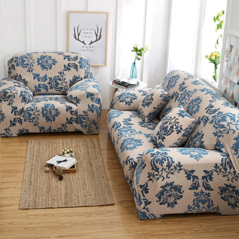 All Inclusive Dust Proof Stretch Sofa Cover Fashion Printed All Inclusive Dust Proof Stretch Sofa Cover Fashion Printed Sectional Armchair Slipcover 1 2 3 4 Seater Home Textile In From