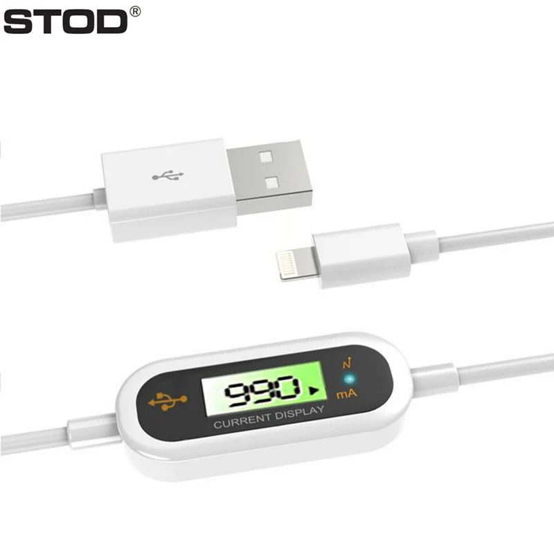 STOD Micro USB кабель тестер светодиодный дисплей текущее время поддержка быстрая зарядка для samsung huawei zte Xiaomi power Bank зарядное устройство метр