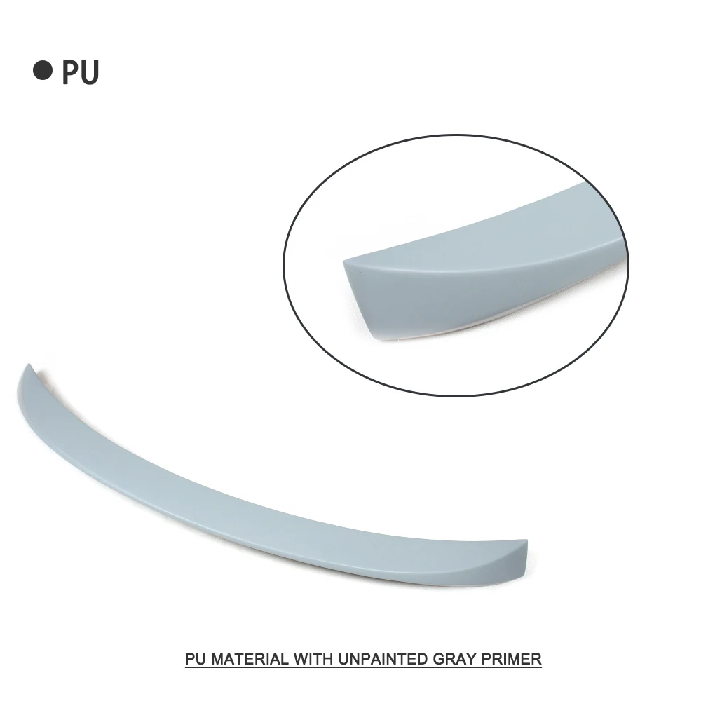 Задний спойлер багажника губы крыла для BMW 5 серии F07 GT Gran Turismo 2010-2013 ПУ серый отделка багажника Наклейка на заказ спойлер