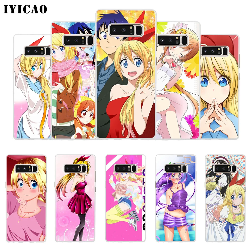 IYICAO Nisekoi мультфильм мягкий силиконовый чехол для телефона samsung A5 A6 плюс A7 A8 A9 J3 J5 J7