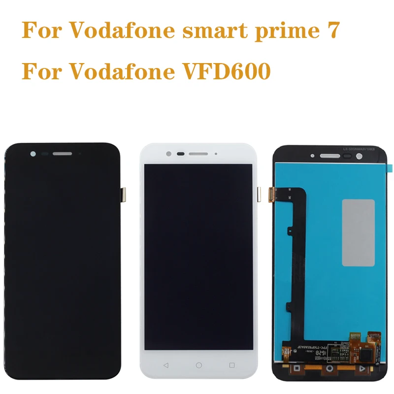 

100% test for Vodafone Smart Prime 7 VFD600 LCD touch screen display vfd600 mobile phone repair display components free shipping