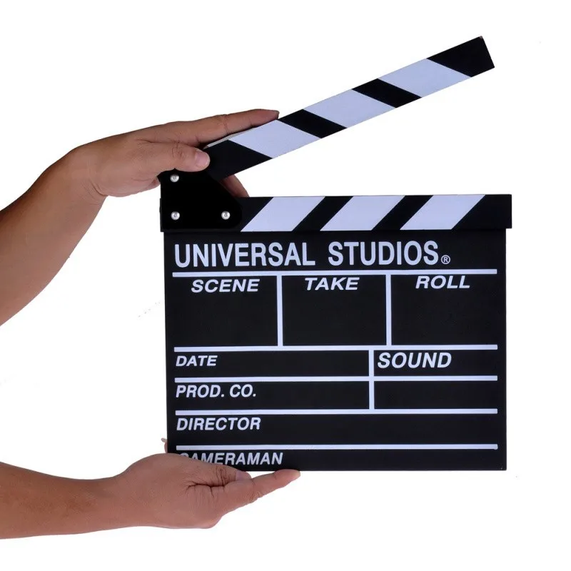 Neewer 12 ''x 11''/30 см x 27 см директор Видео Сцена Clapperboard ТВ кино колотушки доски плёнки Сланец Cut Опора