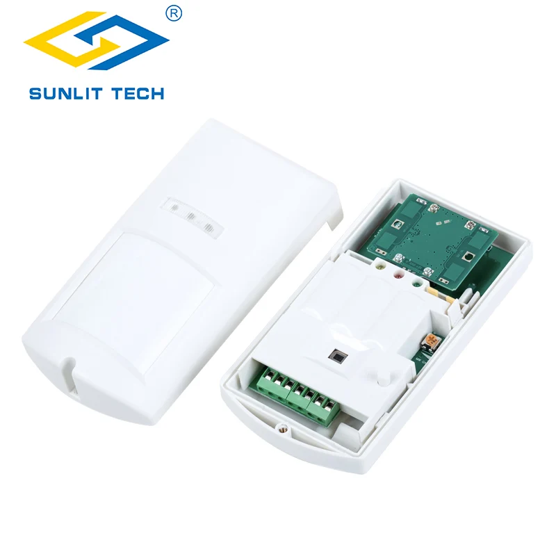 Sensor de Movimento ao ar Inteligente com Fio Sistema de Alarme Detector de Movimento à Prova Livre Dual-tecnologia Lente Grande Angular Infravermelho Microondas d' Água Pir 8 pir detector
