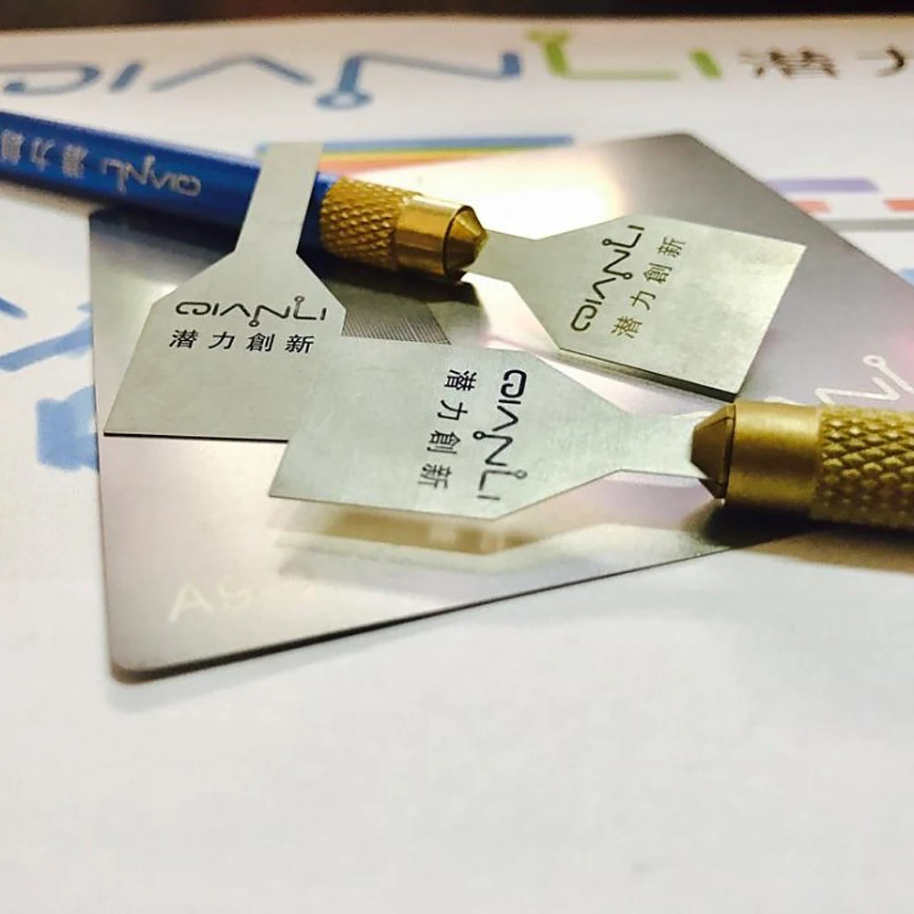 Machining Tool for iPhone Mobile Phone Scraper blade CPU chip removal pry knife double-head copper handle