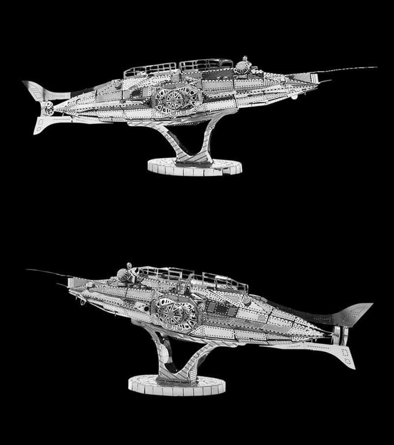 2 предмета в комплекте HK Нан юаней 3D металлические головоломки nautilus и SD. KFZ.2 Kleines kettenkraftrad DIY лазерная резка головоломки модель игрушки подарок