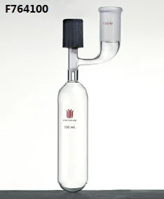 

F764100 Tube,Storage with outer Joint, Capacity:100ml, Joint:24/40, Valve Size:0-4mm, Tube O.D.*Length:40*165mm