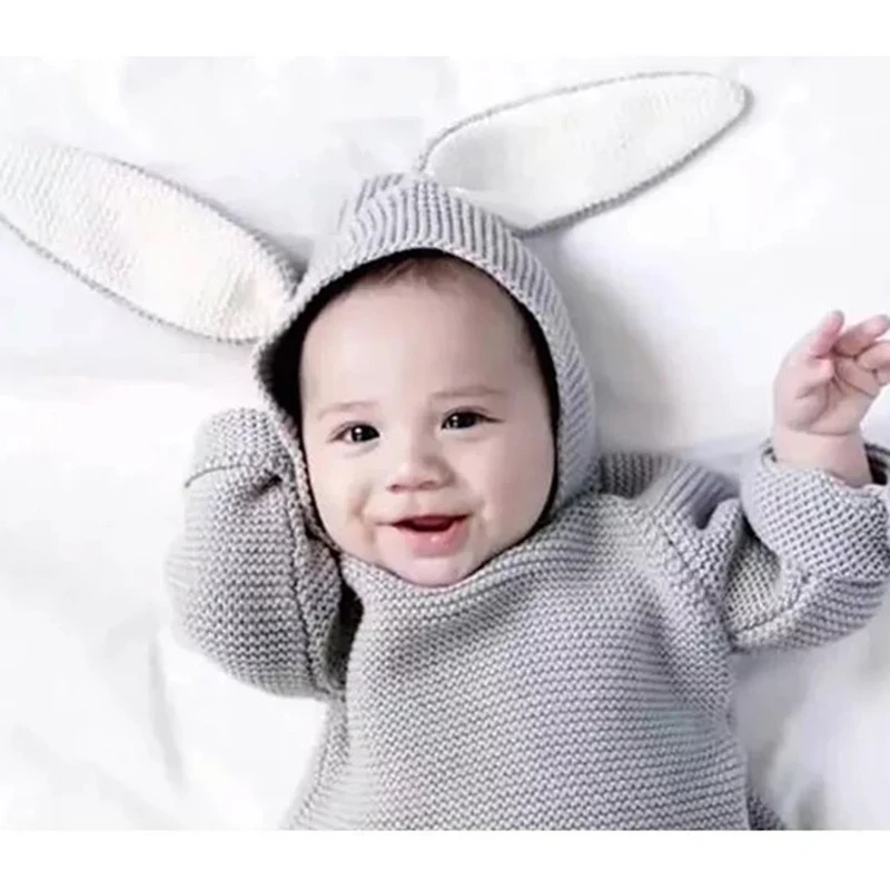 

Fall and Winter Blockbuster Children's Wear Processing Boys and Girls Animal Ear Sweaters, Caps, Pullovers, Lovely Long Sleeves