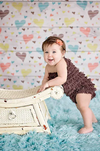 

Valentine's Day Vinyl Photography Backdrops Newborns Customized Computer Printed Background Love valentine F-1945