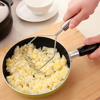 

Stainless Steel Potato Mashers Multi-Functional Fruit Vegetable tools Garlic Crusher Presses Juicer kitchen Gadgets Accessories