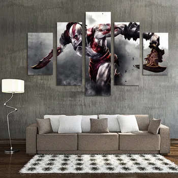 

FIVE PC NO FRAME Exotic game Oil Painting Printed Oil Painting On Canvas Oil Painting for Home Decor Wall Decor