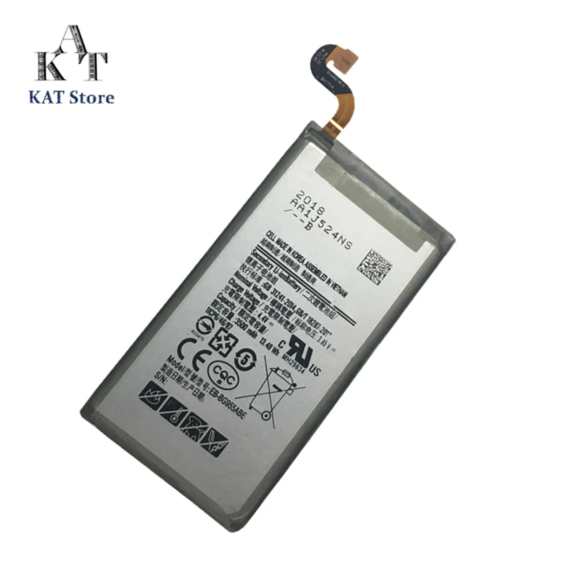 

KAT Phone Batteries For Samsung Galaxy S8 Plus G955 G955F G955N G9550 3500mAh Battery EB-BG955ABE Quality Guarantee +Tools