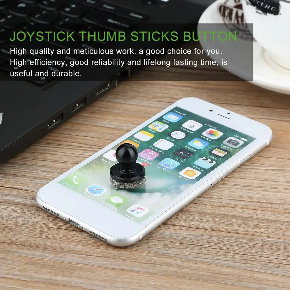 

2pcs Newest Black Replacement Thumbstick Joystick Grips For Game Controller Gamepad Accessories Simple Style