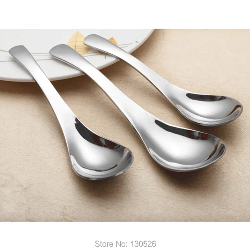 Buy New Stainless Steel Spoons Soup Classic Dinner Stainless steel soup spoon
