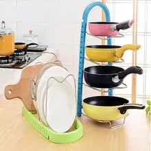 NEW Stainless Steel Multilayer Pot Rack Shelving Stand Rack Home Kitchen Pan Stand Drying Rack Cookware Holder Storage Shelf