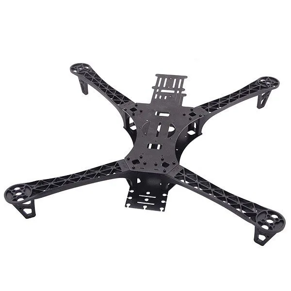 HJ MWC X Mode Glass fiber Alien Multicopter Quadcopter Frame Kit Black