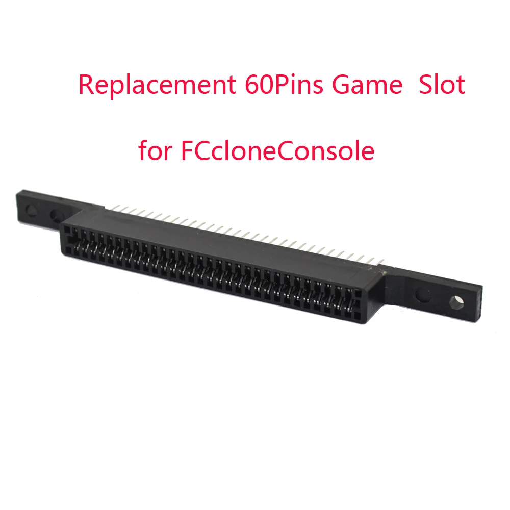 10 шт. много Замена 60 контактов слот картриджа игры для FCcloneConsole разъем 60 Pin