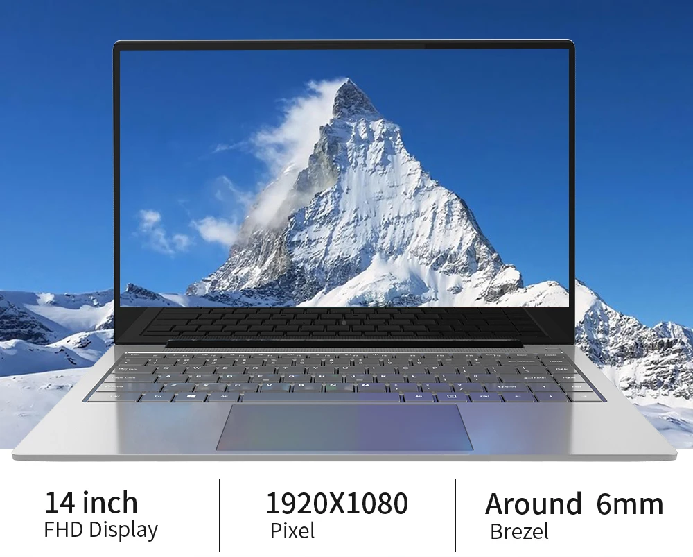 14-дюймовый FHD ультратонкий ноутбук джемпер EZBOOK X4 PRO Тетрадь Intel Core i3-5005U 8 Гб 256 ГБ SSD Windows 10 Мини компьютер двухдиапазонный, Wi-Fi