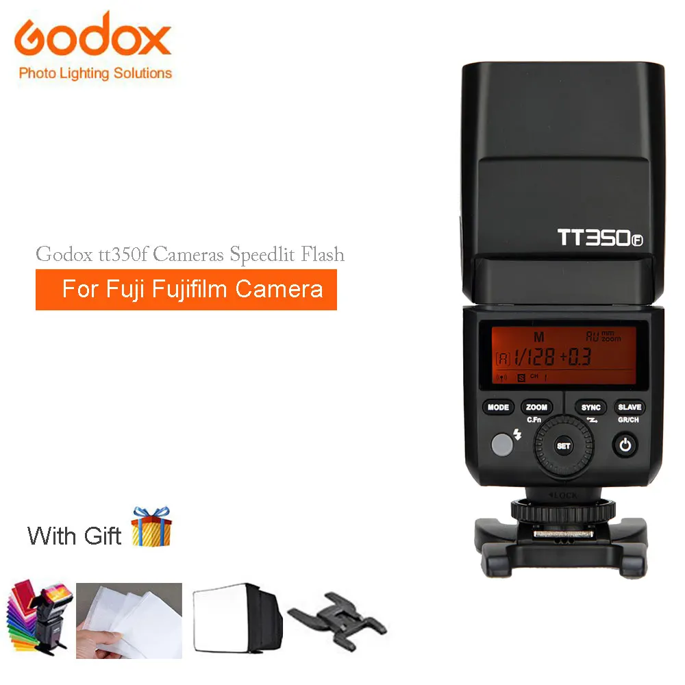 

Godox Fuji Mini Speedlite tt350f Flashes TTL Cameras Flash HSS 2.4G Wireless Control For Fujifilm X100F