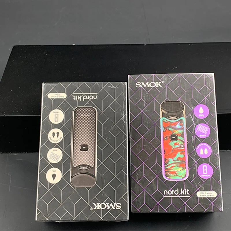 5 шт./партия новейший комплект Smok Nord Vape pod 1100 мАч и 3 мл POD электронная сигарета