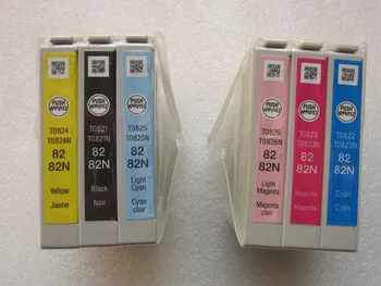 

6color T0821N T0822N T0823N T0824N T0825N T0826N genuine ink cartridges For Epson T50 T59 TX700W TX800FW TX810FW
