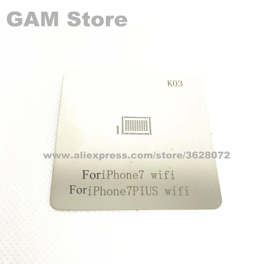 339S00199 BGA трафарет для iPhone 7 7Plus 7G wifi IC чиповые штифты паяльный нагревательный