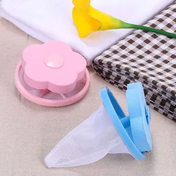 

Flower Shape Laundry Washing Machine Filter Practical Durable Reusable Debris Fur Removal Net Filter Mesh Bag