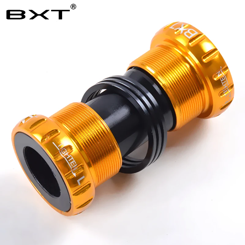 

No Name/Logo Bicycle Bottom Bracket Bike Axis BB Cycling Aluminum Alloy BSA 68/73mm Axis Parts 4 Colors OEM Cheap High Quality