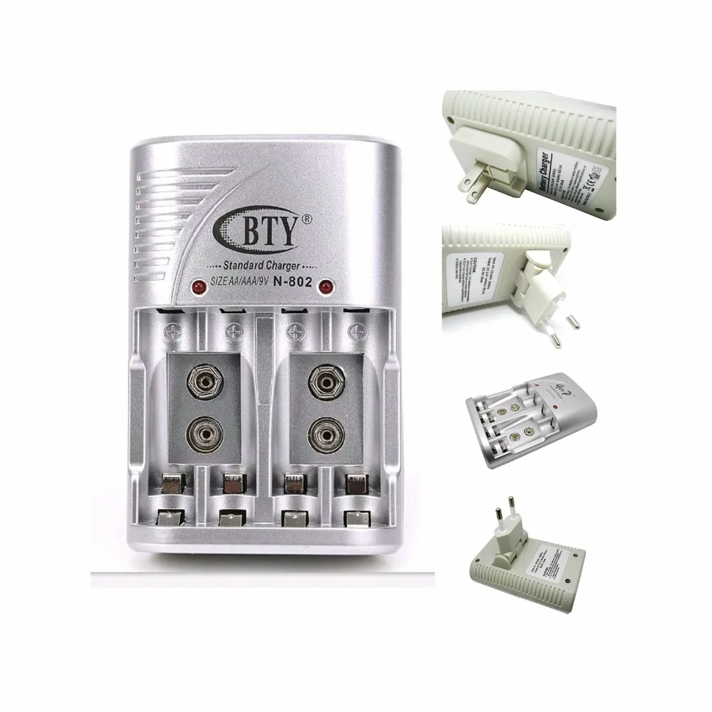 

BTY N-802 Smart AA AAA Ni-MH Ni-Cd Rechargeable Battery Charger