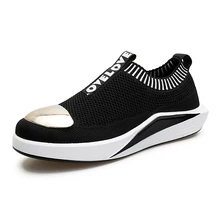 Men’s Summer Slip on Breathable Mesh Flats Sports Running Shoes Men Anti Slip Walking Sneakers Shoes Zapatos Masculino