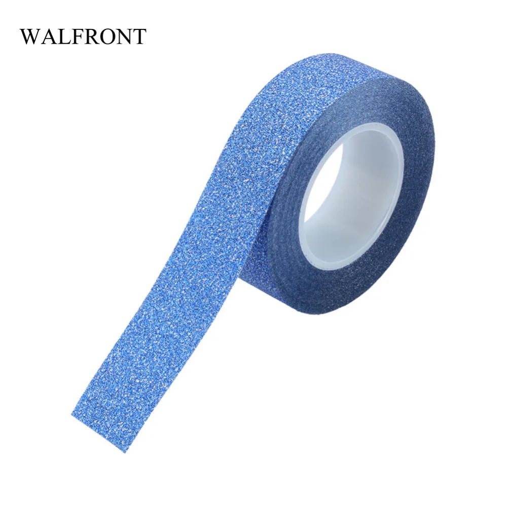 Buy WALFORNT 1.5cm*10M Blue Glitter Paper Masking Tape