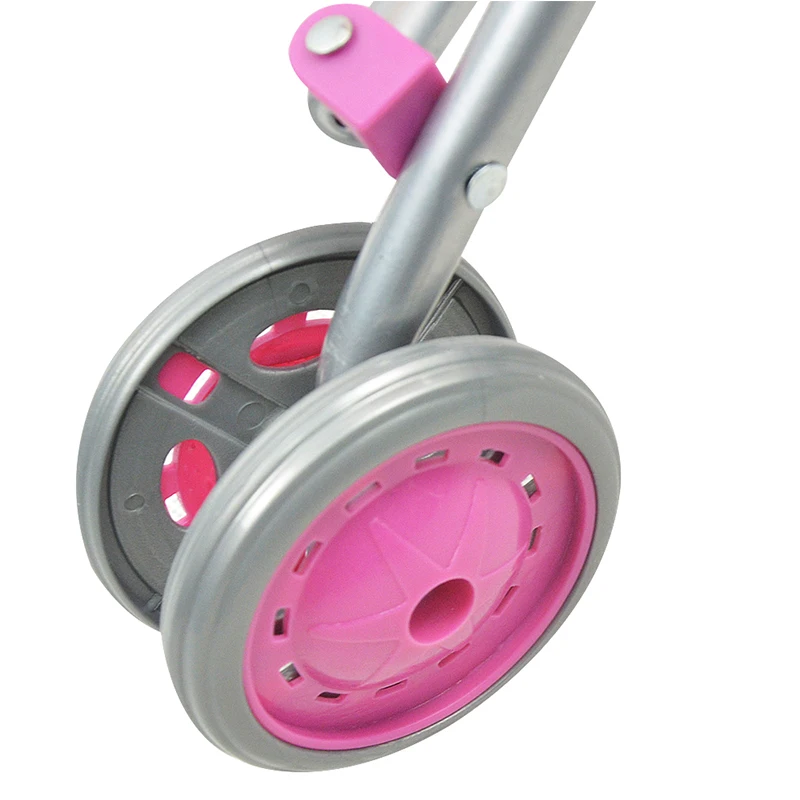 Brinquedos do Jogo do Bebê Carrinho de Criança Carrinho de Rodas Motrizes tipo Dobrável Carrinhos de Brinquedo de Aniversário Presente de Natal Infantil Rosa Carrinho 11 Motrizes Tipo Dobrável Carrinhos De Brinquedo de Aniversário Presente de Natal