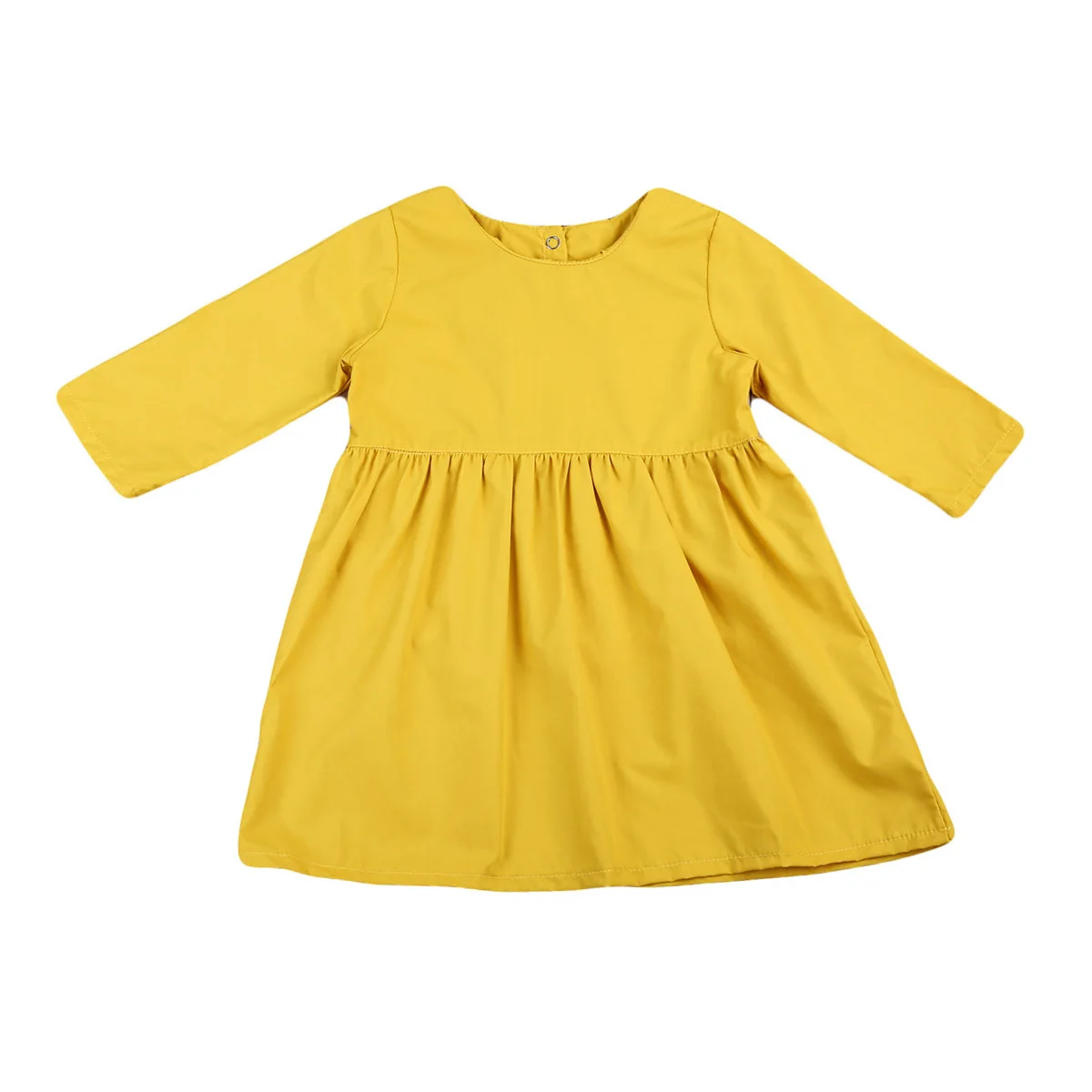

New Solid Princess Toddler girls Dresses Autumn 2017 Party Girl tutu Dress kids dresses Girls Clothes