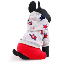 Sizzling Sale Winter Canine Coat Pet Canine Garments Fortunate Stars Canine Jumpsuit For Chihuahua Measurement XXS XS S M L