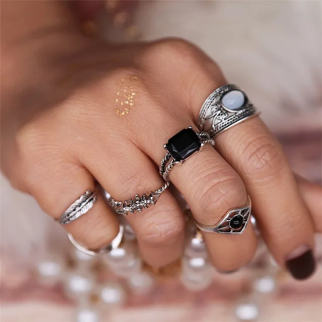 Bohemia-Antique-Gold-Silver-Elephant-Flower-Rose-Heart-Crown-Carved-Rings-Set-Knuckle-Finger-Midi-Ring.jpg_640x640 (5)