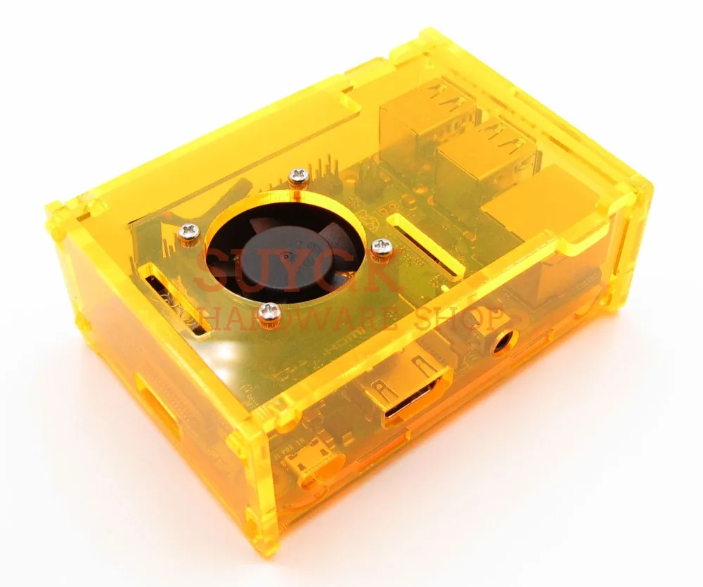 Внешний прозрачный акриловый чехол для Raspberry PI 2 PI3 Model B 3B|Аксессуары
