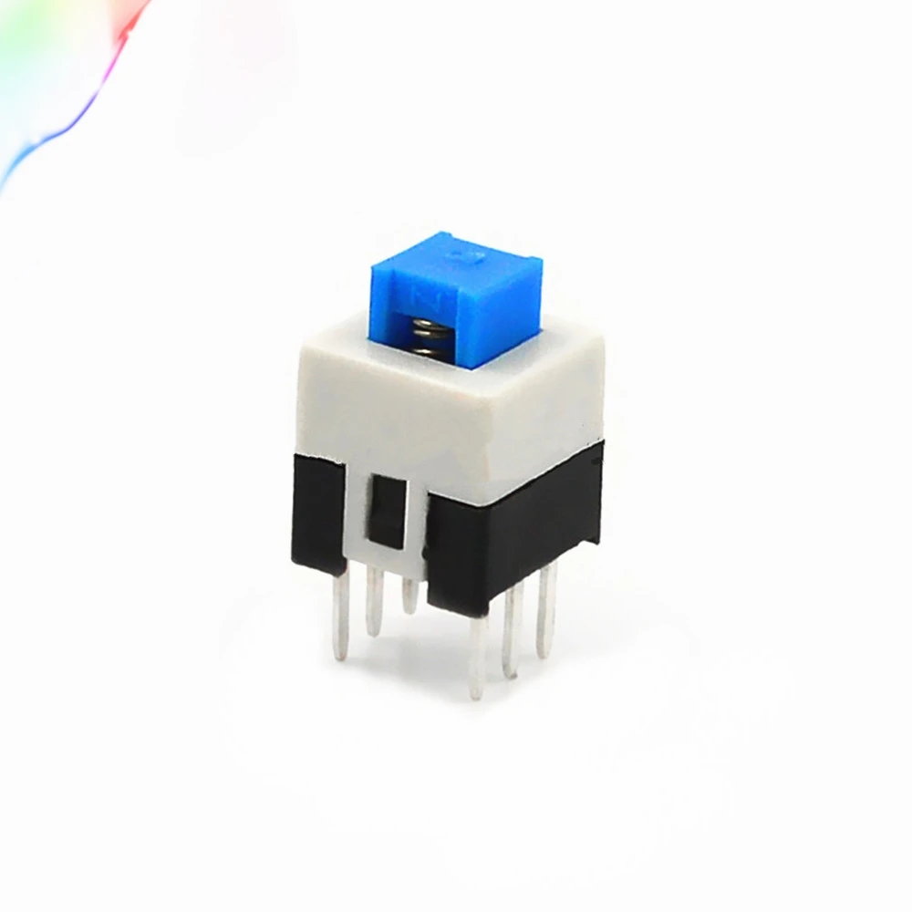 

10pcs Free shopping 7 * 7MM flat head self-locking switch double / 6 feet dedicated charger