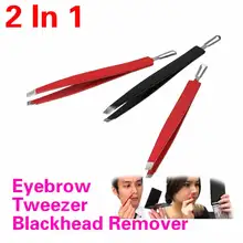 2 в 1 инструмент для макияжа чистота черной грязи брови Blackhead Rmover инструмент@ ME88