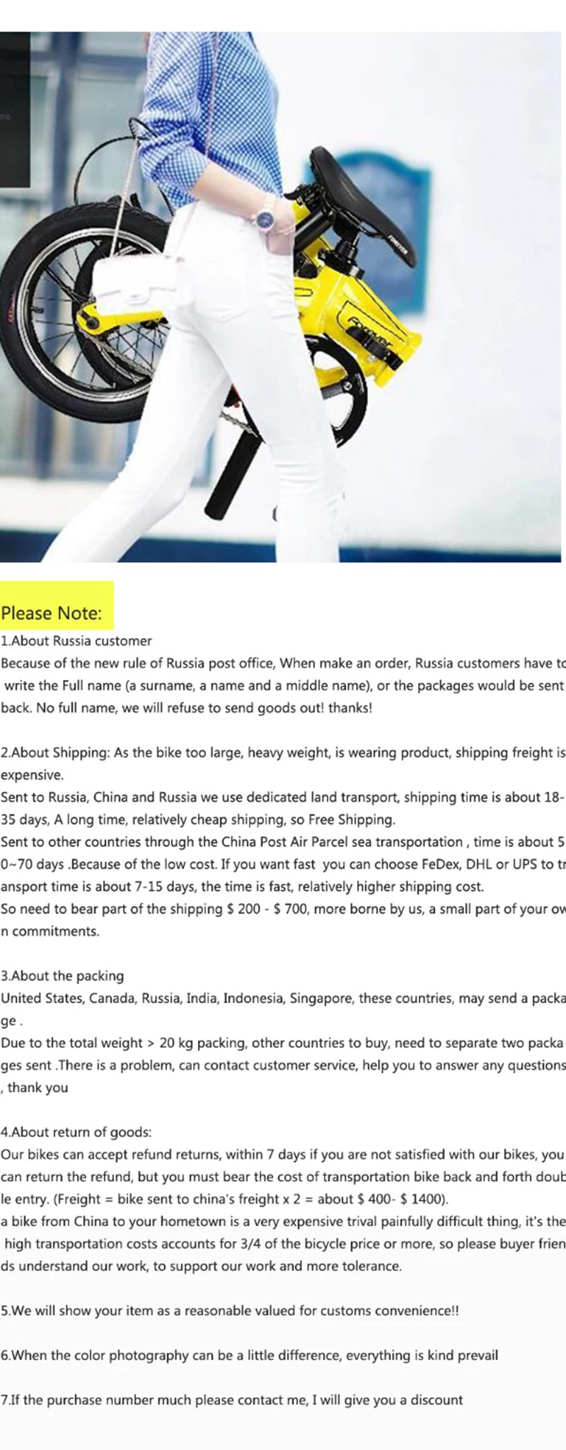 Flash Deal Folding Gift Variable Speed Shock Absorber Bicycle New 20-inch Single-fold Folding Bicycle 1