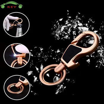 

LED Light Car Styling Men Key Ring Auto Bottle Opener Keychain for Volvo Subaru Toyota BMW Mercedes BENZ Daihatsu Mazda Keyring