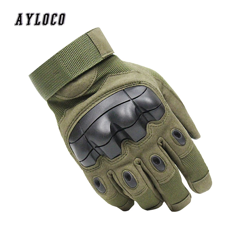 

Screen Touch Tactical Gloves Combat Anti-Skid Military Army Shooting Paintball Airsoft Carbon Hard Knuckle Full Finger Gloves