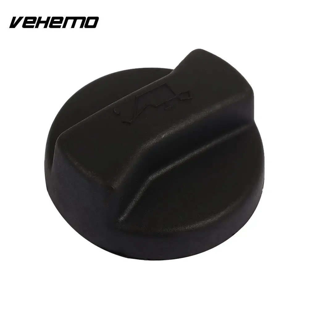 Vehemo Black Engine Durable Professional Car Oil Filler Cap GASKET Car Styling Oil Filler Cap