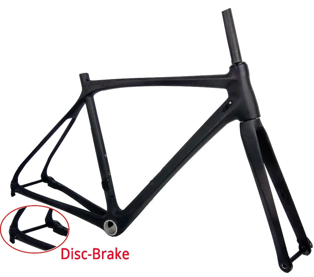 

700c road bike frame carbon BSA PF30 disc brake Di2 compatible internal routing frame set FM-R868HE