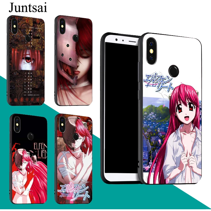 

Juntsai Elfen Lied Lucy Anime Phone Case For Xiaomi Redmi Note 5 5A 7 4X 5Plus 6A 6 Pro S2 Mi 9 8 6X A2 Max 3 F1 Coque